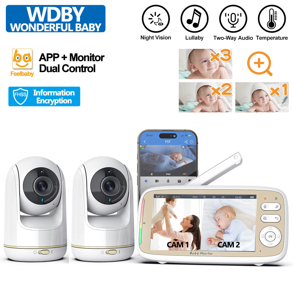 Home Cinema Wireless - VB803 PRO Baby Monitor, mit 2pcs
