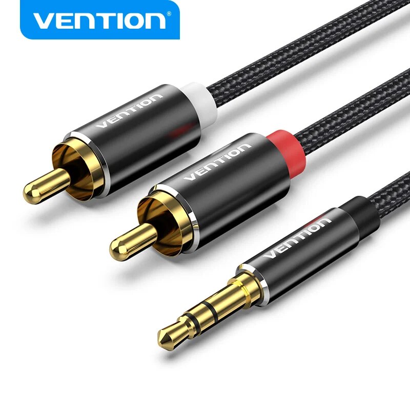 Home Cinema Tv - Vention RCA-Kabel 3,5 mm auf 2