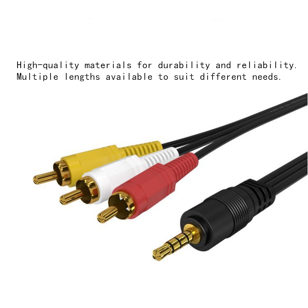 3,5 mm auf 3 Cinch-Audio-Video – Home Cinema Tv Bewertung und Preis
